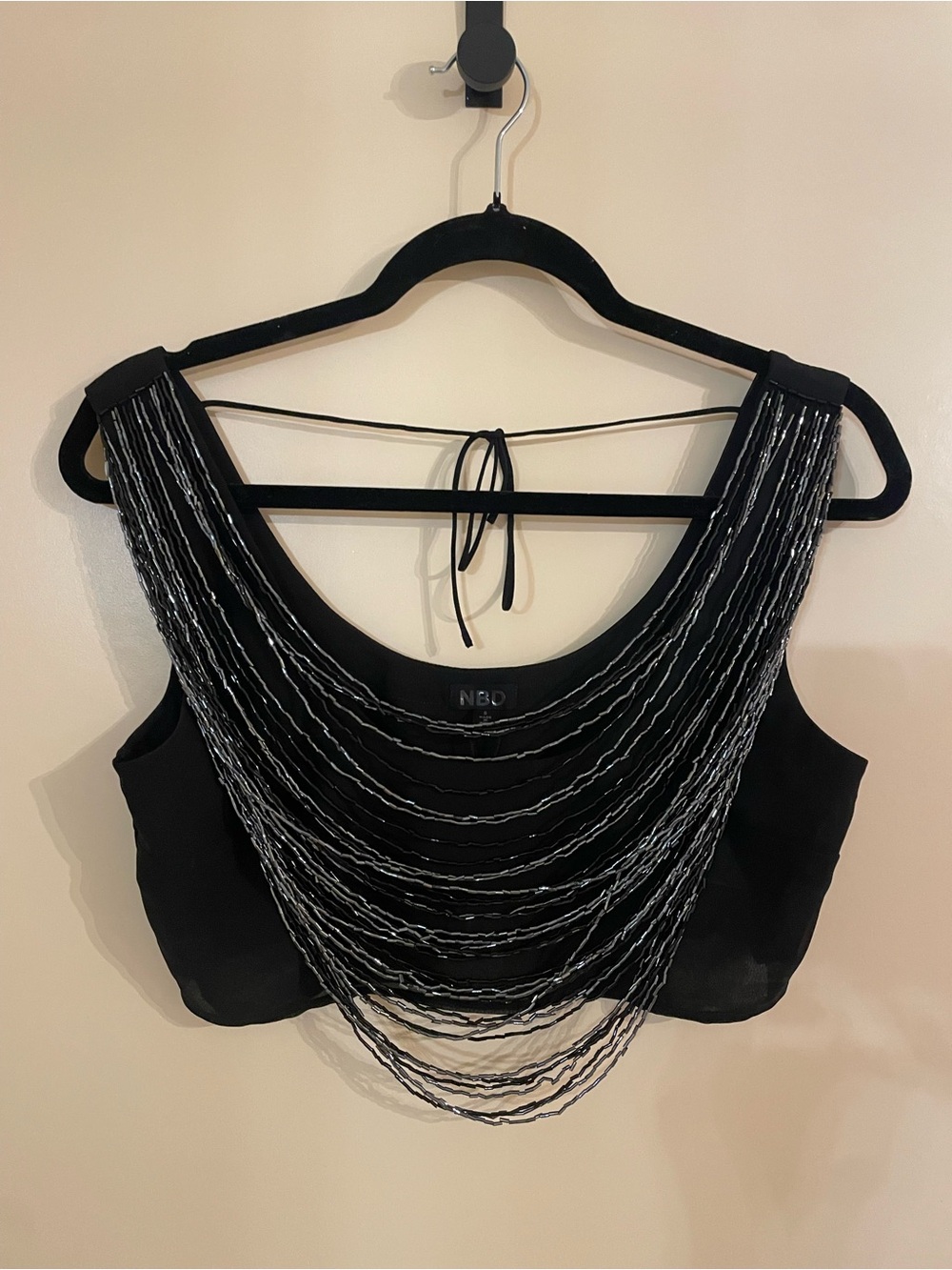 NBD Black Beaded Tank